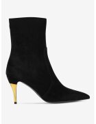 Gino Rossi Ghete dama 5905588828662 - Piele intoarsa - Negru - Negru