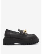 Gino Rossi Mocasini dama 5905588093572 - Piele naturala - Negru - Negru