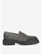 Gino Rossi Mocasini dama 5905588856146 - Piele intoarsa - Negru - Negru
