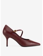Gino Rossi Pantofi dama 5903419938986 - Piele naturala - Rosu - Rosu