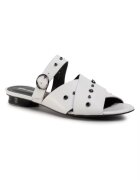 Gino Rossi Papuci flip-flop dama - Piele naturala - Alb - Alb
