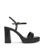 Gino Rossi Sandale dama - ALIA - cu toc - piele naturala - negru