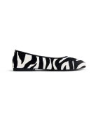 Gioseppo Balerini cu animal print - Negru