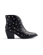 Gioseppo Botine cowboy de piele ecologica - Negru