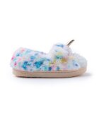 Gioseppo Botosei din material teddy cu model unicorn - Multicolor