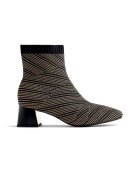 Gioseppo Cizme cu varf patrat Elastic - Negru