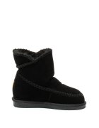 Gioseppo Ghete de piele intoarsa cu talpa wedge ascunsa