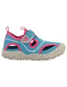 Gioseppo Pantofi cu velcro si decupaje - Albastru petrol