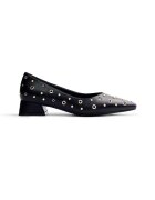 Gioseppo Pantofi de piele ecologica cu toc - Negru