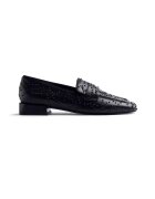 Gioseppo Pantofi loafer de piele ecologica cu tinte Lanse - Negru