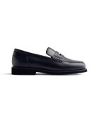 Gioseppo Pantofi loafer de piele Eveleth - Negru