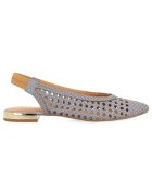 Gioseppo Pantofi slingback de piele - Albastru deschis