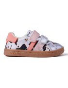 Gioseppo Pantofi sport cu detalii cu aspect metalic si animal print - Negru - Maro - Negru/Maro