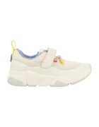 Gioseppo Pantofi sport cu velcro si insertii de plasa Yulee - Alb/Galben