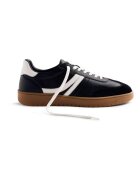 Gioseppo Pantofi sport de piele si piele intoarsa Denninson - Negru
