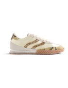 Gioseppo Pantofi sport din piele cu model animal print - Galben
