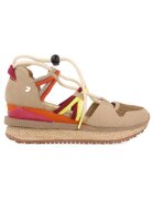 Gioseppo Pantofi sport wedge cu decupaje - Bej