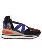 Gioseppo Pantofi sport wedge cu decupaje - Negru