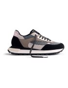 Gioseppo Pantofi sport wedge cu garnituri de piele si plasa Funkley - Negru