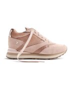 Gioseppo Pantofi sport wedge de piele intoarsa - Bej