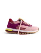 Gioseppo Pantofi sport wedge de piele intoarsa - Roz