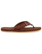 Gioseppo Papuci flip-flop de piele ecologica - Maro inchis