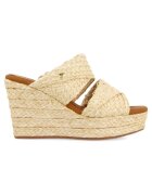 Gioseppo Papuci wedge cu toc Frazzano 28405 - Caramel