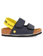 Gioseppo Sandale cu velcro - bareta si talpa contrastanta - Bleumarin