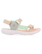 Gioseppo Sandale cu velcro Birigui 27593 - Piersica/Verde menta