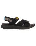 Gioseppo Sandale cu velcro - din material textil - Negru