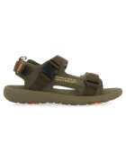 Gioseppo Sandale cu velcro - din material textil Yaviza 37589 - Kaki
