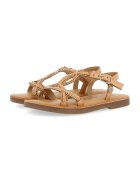 Gioseppo Sandale de piele cu aspect impletit Scio - Bej