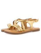 Gioseppo Sandale de piele cu aspect metalizat ANNEX 28311 - Auriu