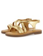 Gioseppo Sandale de piele cu aspect metalizat KERRIER 28313 - Auriu