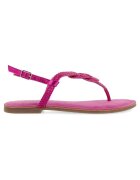 Gioseppo Sandale de piele cu bareta separatoare Zupanja - Fucsia