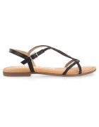 Gioseppo Sandale de piele cu design impletit - Negru