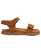 Gioseppo Sandale de piele cu velcro Bude - Caramel