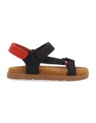 Gioseppo Sandale de piele cu velcro Depoe - Rosu/Bleumarin