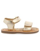 Gioseppo Sandale de piele cu velcro Himare - Auriu