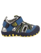 Gioseppo Sandale de piele ecologica cu aspect contrastant CURVELO 27699 - Gri/Albastru