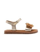 Gioseppo Sandale din piele cu aplicatie cu model floral Buchanan - Auriu
