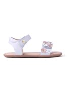 Gioseppo Sandale din piele cu aplicatie cu model floral Loitok - Alb