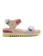 Gioseppo Sandale din piele ecologica cu inchidere velcro - Alb fildes