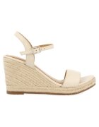 Gioseppo Sandale-espadrile de piele - Alb murdar
