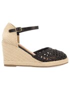 Gioseppo Sandale-espadrile wedge Serignan 28415 - Negru