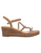 Gioseppo Sandale-espadrile wedge Tresco - Maro taupe deschis