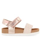 Gioseppo Sandale stralucitoare cu velcro - Bronz