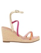 Gioseppo Sandale wedge de piele Rometta - Roz