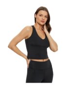 Girlfriend Collective Top dama F7W98T HH5EA - Poliester/Elastan - Negru