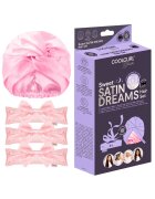 GLOV Set de par Sweet Satin Dreams Pink - un set pentru coafarea parului in timp ce dormi
